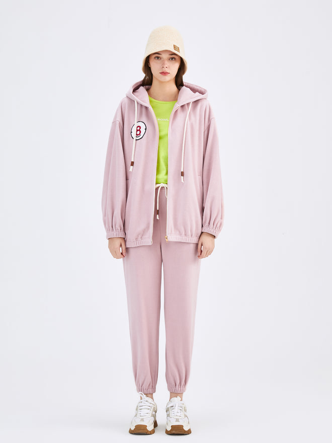 Millennial Pink Fleece Sweatpants - Urlazh New York
