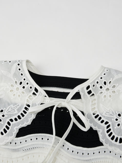 "Lolita" Cropped Lace Top