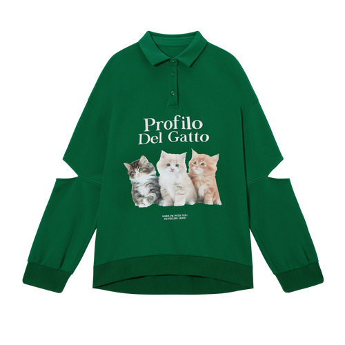 Kitty Cut-Out' Polo