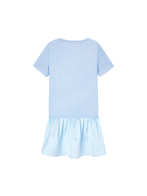 Baby Blue Doll Dress - Urlazh New York