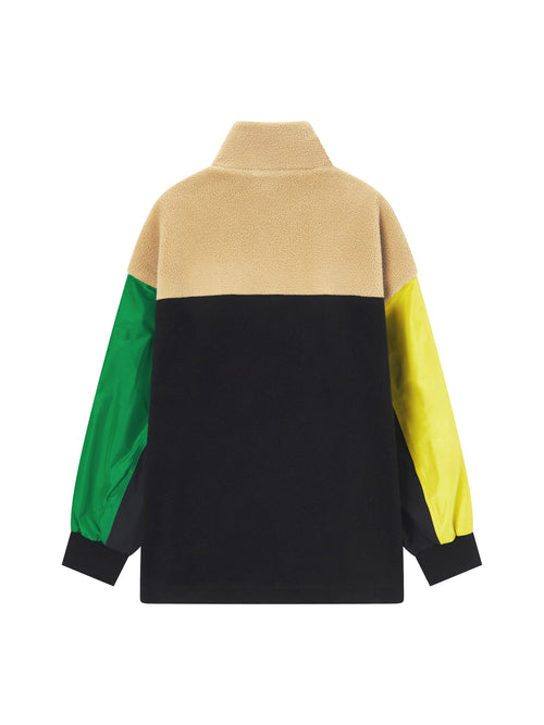 'LA' Colorblock Fleece Jacket