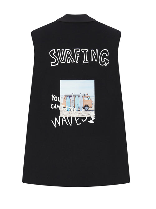 'LA Surfing' Tailored Vest