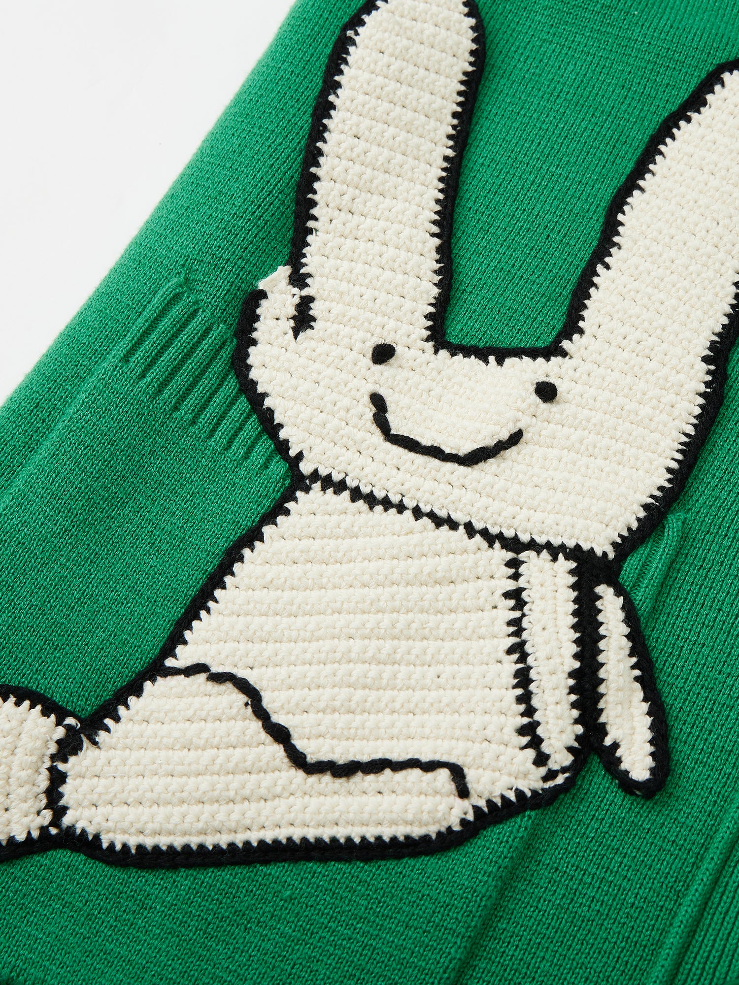 Oversized 'Kelly' Green Knit Vest-Sample main image 0