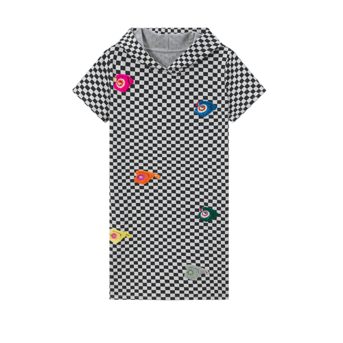 Checkered 'Phone Dream' Dress - Urlazh New York