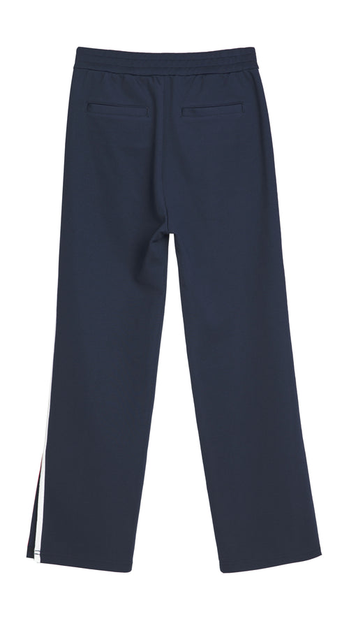 Navy Striped Track Lounge Pants - Urlazh New York