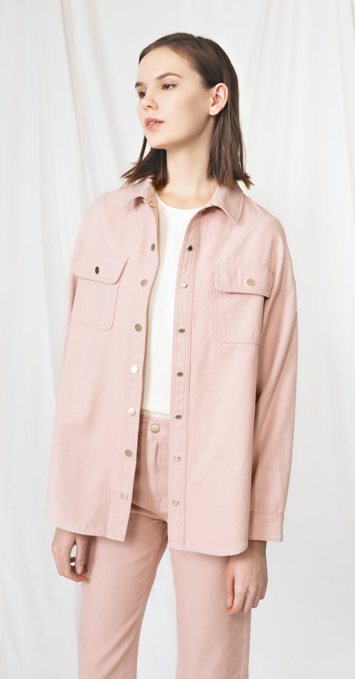 Pink Denim Capri Jeans - Urlazh New York