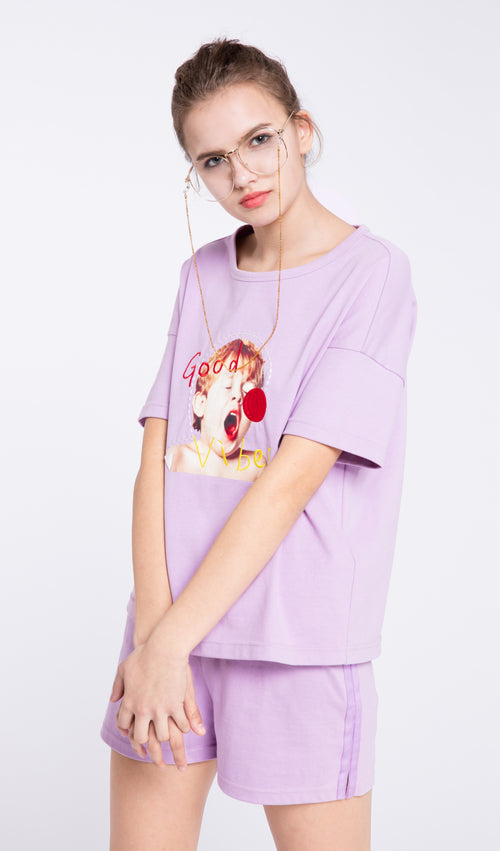 Lavender Lounge Shorts - Urlazh New York
