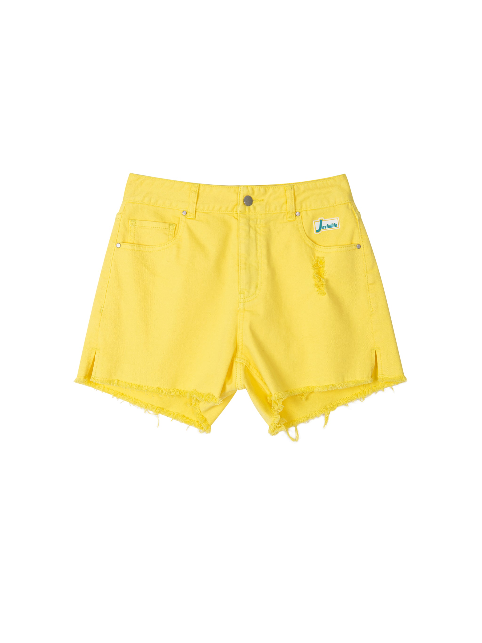 【Anyone more】Yellow Tin Washing Short Denim Pants 61iadlF1mfL._UY1000_.jpg
