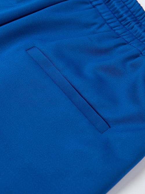 Blue Casual Drawstring Shorts