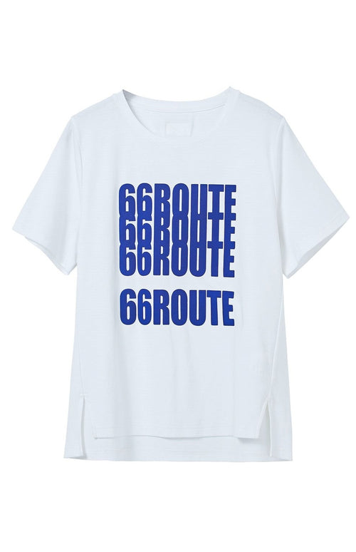 White 'Route 66' T-shirt - Urlazh New York