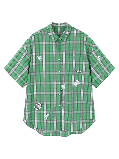 Green Plaid Shirt - Urlazh New York