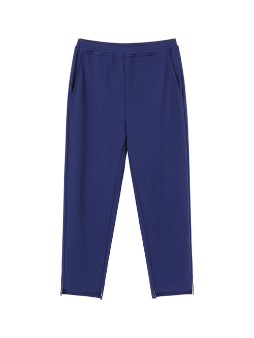 Navy Blue Tapered Jogging Pants - Urlazh New York