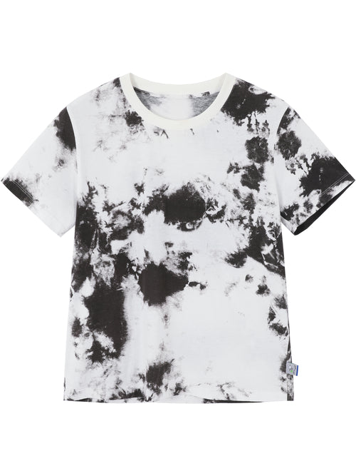 Black and White Tie Dye T-shirt - Urlazh New York