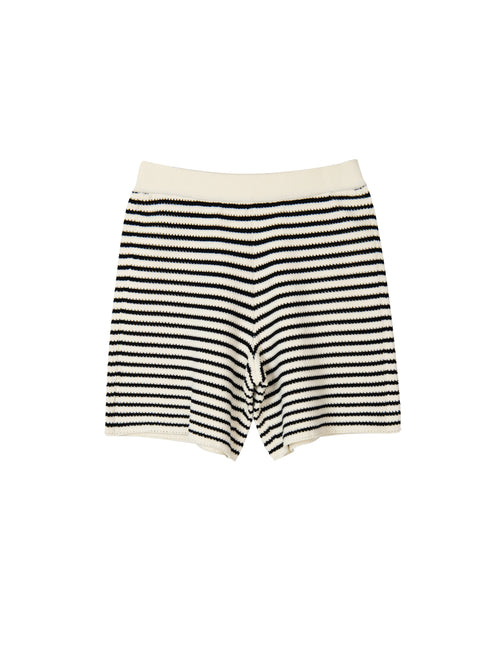 Classic Striped Knit Shorts