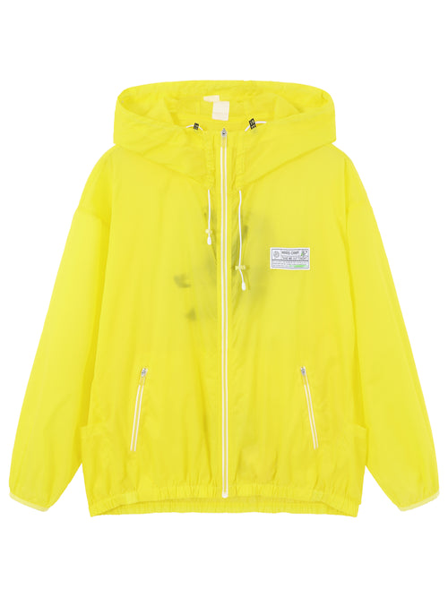 Lemon Hooded Lightweight Jacket - Urlazh New York