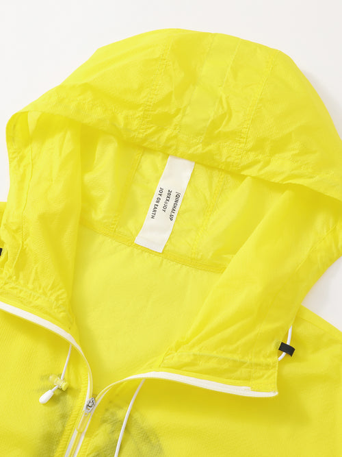 Lemon Hooded Lightweight Jacket - Urlazh New York