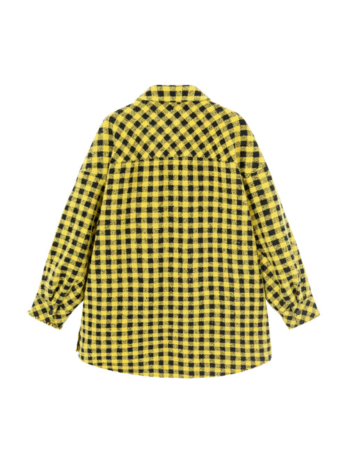 Yellow Flannel Coat - Urlazh New York