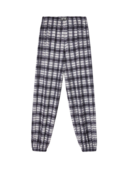 Checkered Ribbed Trousers - Urlazh New York