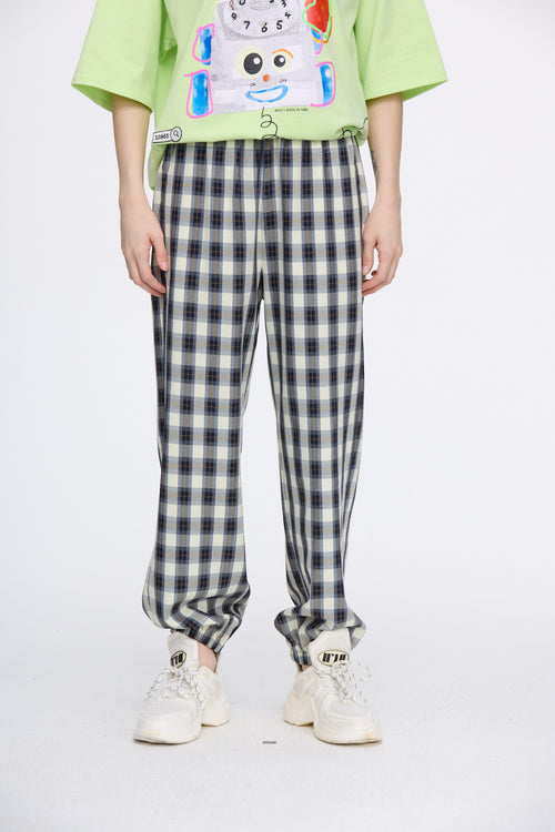Checkered Tapered Chef Pants