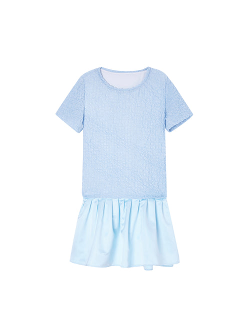 Baby Blue Doll Dress - Urlazh New York