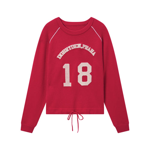 '18' Cashmere Raglan Sweater - Urlazh New York