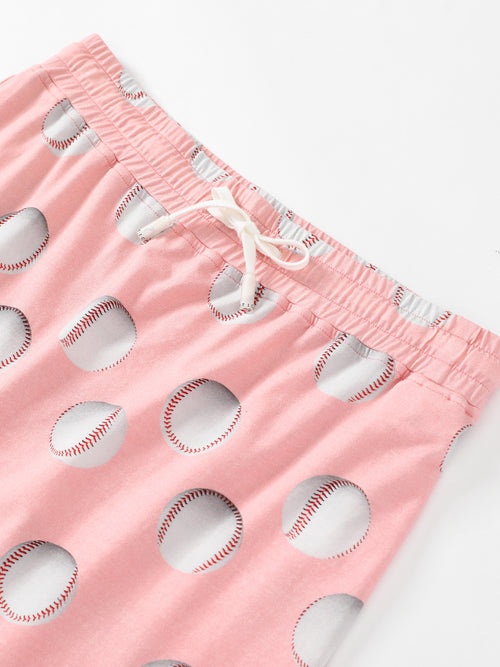 Pink Baseball Modal Skirt - Urlazh New York