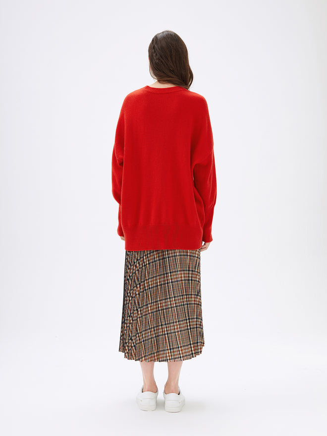 Red Dalmatians Wool Sweater - Urlazh New York