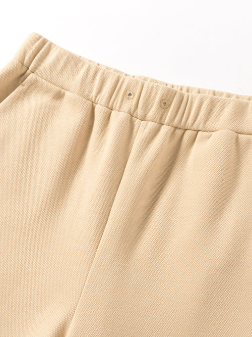 Beige Knit Wide Leg Pants - Urlazh New York